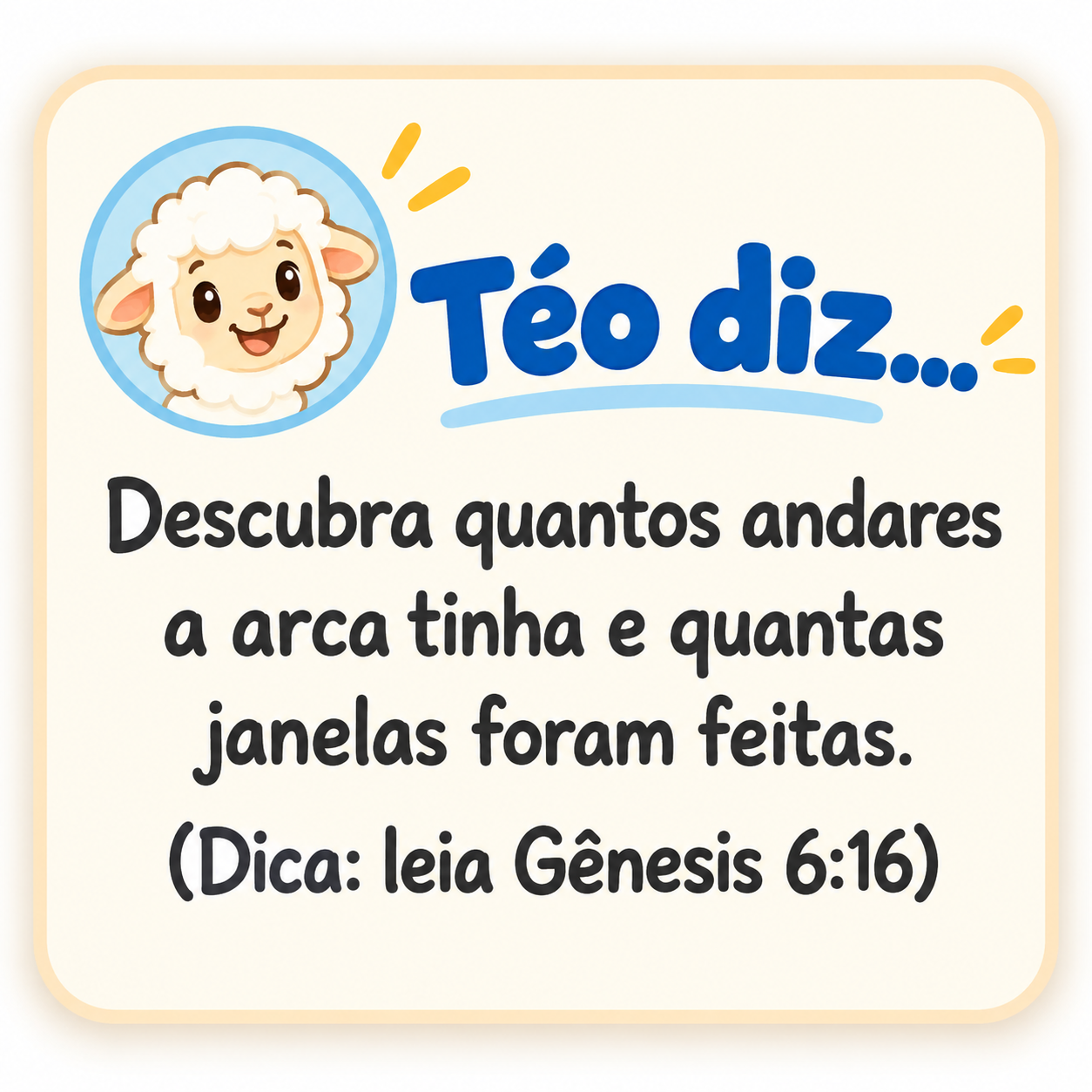 Página de exemplo: Curiosidades e palavras bíblicas